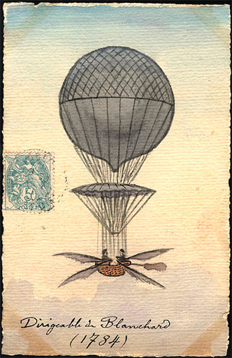 Paraquedas de Jean Pierre Blanchard