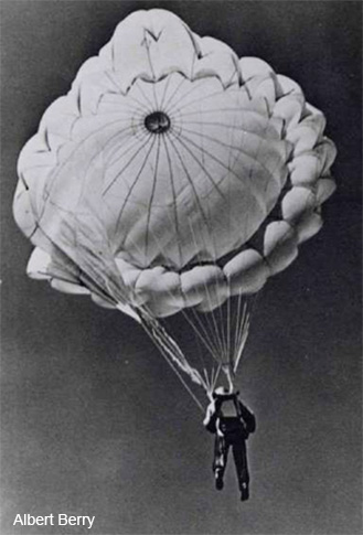 Paraquedas de Albert Berry